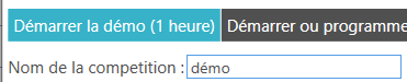 Nom compétition