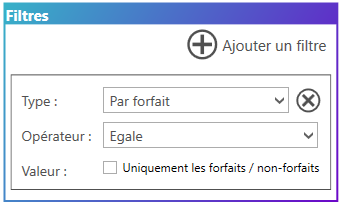 Ajouter filtre